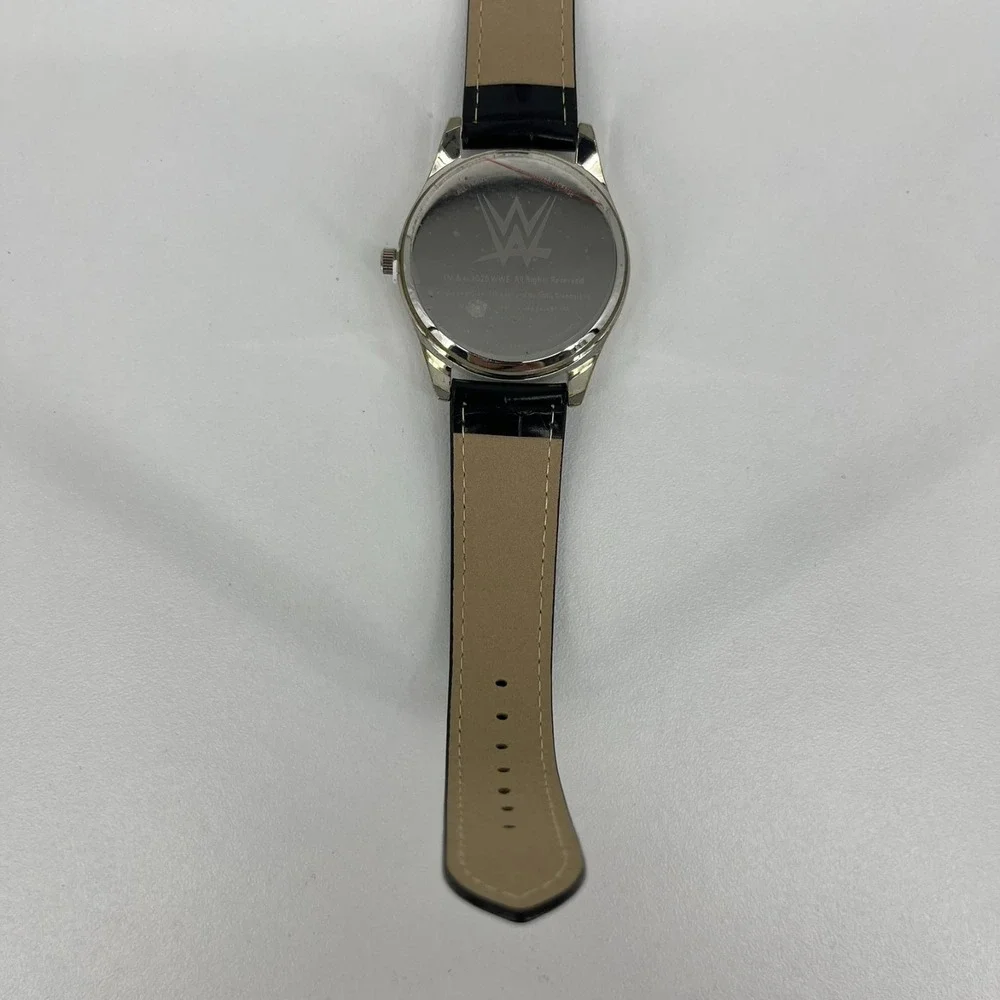 WWE Becky Lynch The Man Watch‎ Men's Size Black Leather Band Game Time New